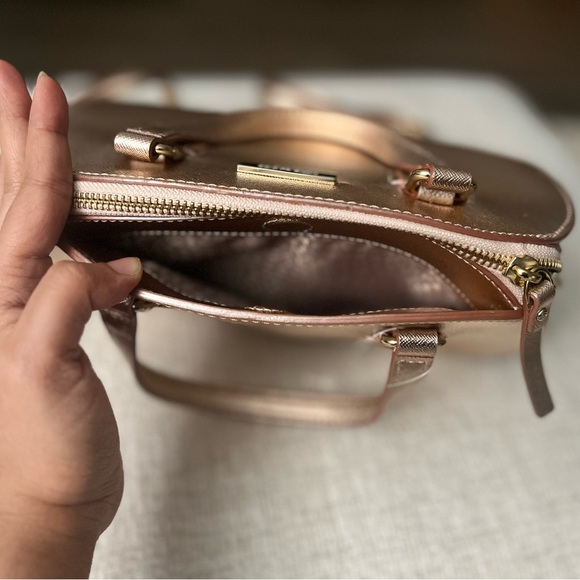 NWT Kate Spade Mini Riley Laurel Way Rose Gold - Picture 3 of 8